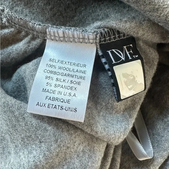 Diane Von Furstenberg Gray Wool Dress - Picture 5 of 6